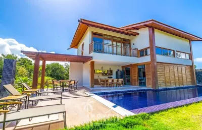 Casa à venda em praia do forte alto padrão 4 suítes