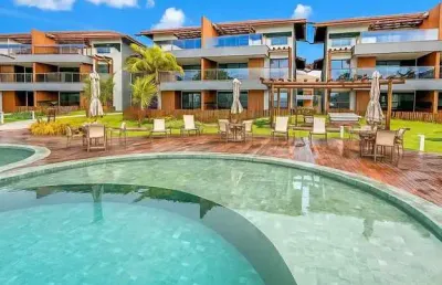 Apartamento à venda frente mar 4 suítes superior - itacimirim