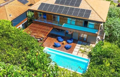 Casa à venda 8 suítes praia do forte condomínio com acesso à praia