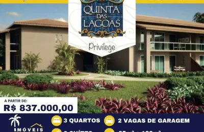 Apartamento com 3 quartos à venda na Avenida praia de Itacimirim, Itacimirim, Camaçari
