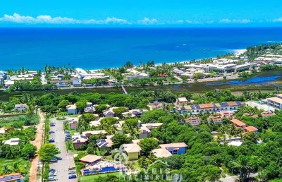 Apartamento térreo 2/4 em condomínio com acesso à praia da espera em itacimirim