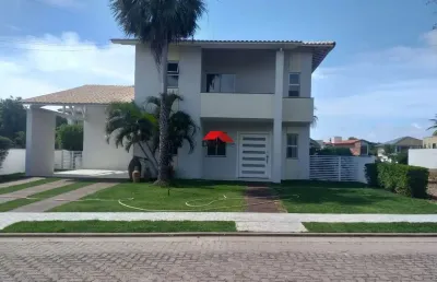 Casa em condomínio fechado com 4 quartos à venda na avenida litorânea, 2040, porto das dunas, aquiraz por r$ 2.760.000