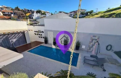 Casa a venda com 5 dormitórios (3 suítes) de 380m² em terreno de 956m². destaques: área de lazer completa, salão de jogos e ótima localização.