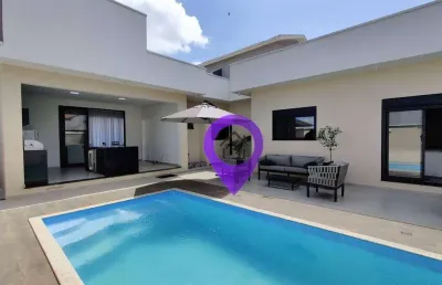 Casa a venda 220m² em pouso alegre com 3 dormitórios e suíte espaçosa. destaques: cozinha gourmet, piscina e excelente