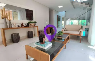 Casa com 4 dormitórios em pousada dos campos, 375m² construídos. destaques: suíte máster com hidromassagem, área gourmet localização privilegiada