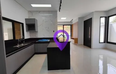 Casa de 168m² à venda no bairro colinas de santa bárbara, pouso alegre. 3 dormitórios, 4 vagas e área de lazer completa.