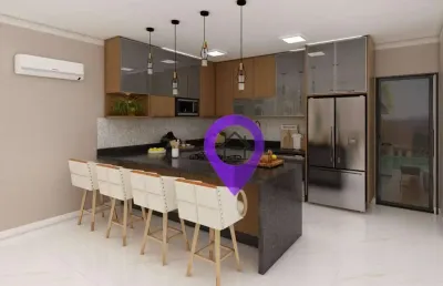 Casa com 4 dormitórios no condomínio las palmas, 260m² construídos. destaques: suíte máster com hidromassagem, piscina aquecida tecnologia sustentável