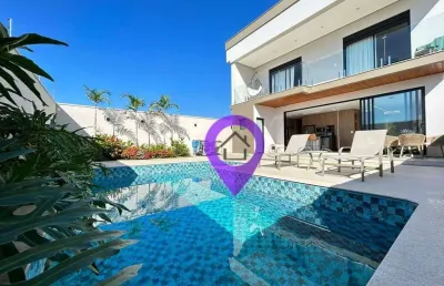 Casa a venda com 3 suítes de 297m² no bairro astúrias. destaques: piscina aquecida com hidro, hidromassagem e ótima localização.
