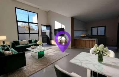 Casa de 160m² em terreno de 300m² próximo ao horto florestal, pouso alegre. 3 dormitórios (1 suíte com closet), área gourmet e 2 vagas cobertas