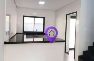Casa com 3 suítes no bairro medicina, 136m² construídos em santo ivo. acabamentos premium, 2 pavimentos e localização privilegiada 1 minuto do centro