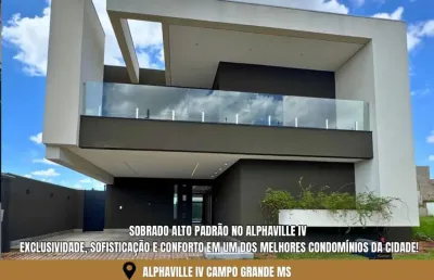 Casa em condomínio fechado com 4 quartos à venda na Rua do Selenita, Jardim Montevidéu, Campo Grande