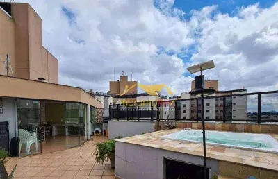 Cobertura com 3 dormitórios à venda, 146 m² por r$ 891.000,00 - jardim henriqueta - taboão da serra/sp