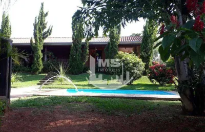 Chácara com 3 dormitórios à venda, 8500 m² por r$ 3.200.000,00 - praia azul - americana/sp