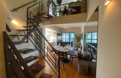 Cobertura com 1 dormitório à venda, 108 m² por r$ 1.050.000,00 - cambuí - campinas/sp