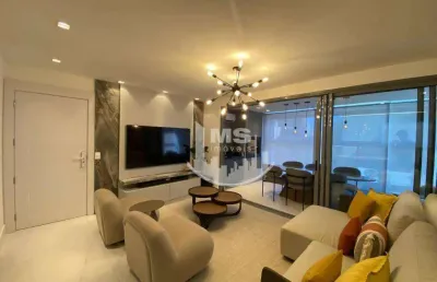 Apartamento com 3 dormitórios suítes à venda, 114 m² por r$ 2.700.000 - cambuí - campinas/sp