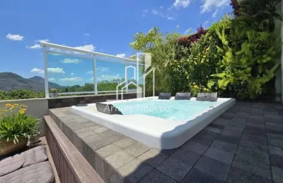 Cobertura duplex 3 quartos | barra village lakes no recreio 175 m²