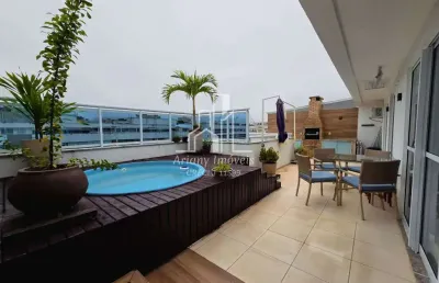 • locação onda carioca | cobertura duplex 3 quartos 154 m² •