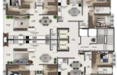 Apartamento com 2 quartos à venda em Meia Praia, Itapema 