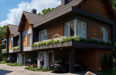 Casa em condomínio com apenas 6 unidades, no coração de canela - rs.