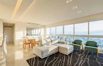 126m² de puro conforto e uma vista de tirar o fôlego no ponto mais alto de porto alegre