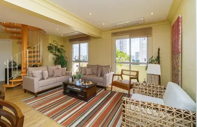 Elegante cobertura para venda em vila paulista com 3 quartos, sendo 2 suítes, 231m²