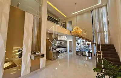 Casa em condomínio fechado com 4 quartos à venda na rua gt 4, condomínio residencial grand trianon, anápolis, 360 m2 por r$ 2.650.000
