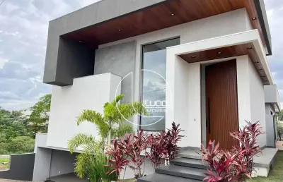 Casa em condomínio fechado com 3 quartos à venda na rua gt 4, condomínio residencial grand trianon, anápolis, 245 m2 por r$ 1.950.000