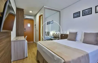 Flat com 1 quarto à venda na avenida senador josé lourenço dias, setor central, anápolis, 33 m2 por r$ 250.000