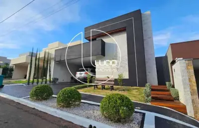 Casa em condomínio fechado com 3 quartos à venda na rua gt 4, condomínio residencial grand trianon, anápolis, 230 m2 por r$ 2.300.000