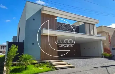 Casa em condomínio fechado com 3 quartos à venda na rua gt 4, condomínio residencial grand trianon, anápolis, 250 m2 por r$ 1.950.000