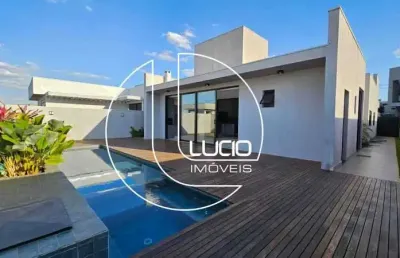 Casa em condomínio fechado com 3 quartos à venda na rua gt 4, condomínio residencial grand trianon, anápolis, 205 m2 por r$ 1.900.000