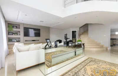Casa de alto padrão mobiliada 404m² no pinheirinho - curitiba/