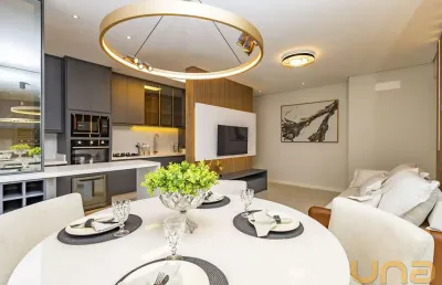 Apartamento decorado 80m² com 02 quartos no boa vista - curiti
