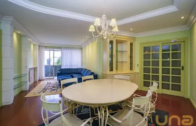 Apartamento 293m² mobiliado com 04 quartos no água verde - cur