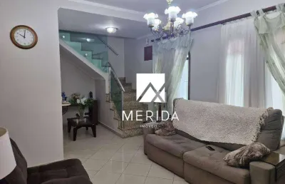 Sobrado com 3 dormitórios à venda, 158 m² por r$ 1.000.000,00 - campestre - santo andré/sp