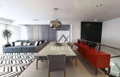 Cobertura com 2 dormitórios à venda, 280 m² por r$ 4.100.000,00 - jardim - santo andré/sp