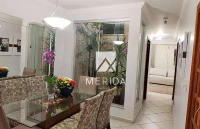 Sobrado com 3 dormitórios à venda, 234 m² por r$ 850.000,00 - vila guiomar - santo andré/sp