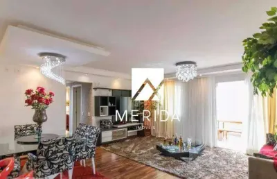 Apartamento com 3 dormitórios à venda, 115 m² por r$ 1.200.000,00 - vila valparaíso - santo andré/sp