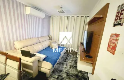Apartamento com 1 dormitório à venda, 56 m² por r$ 553.000,00 - jardim - santo andré/sp