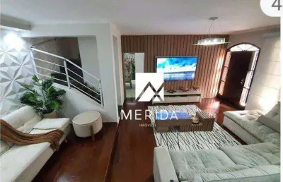 Sobrado com 3 dormitórios à venda, 266 m² por r$ 1.400.000,00 - vila scarpelli - santo andré/sp