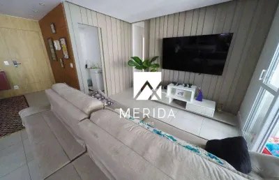 Apartamento com 2 dormitórios à venda, 120 m² por r$ 1.299.000,00 - jardim - santo andré/sp