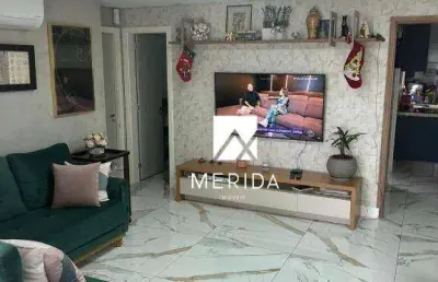 Apartamento com 3 dormitórios à venda, 136 m² por r$ 1.950.000,00 - jardim - santo andré/sp