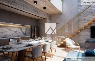 Apartamento duplex com 2 dormitórios à venda, 94 m² por r$ 1.300.000,00 - jardim - santo andré/sp