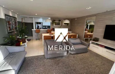 Apartamento com 3 dormitórios à venda, 115 m² por r$ 1.100.000,00 - vila valparaíso - santo andré/sp