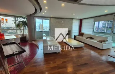 Cobertura com 5 dormitórios, 414 m² - venda por r$ 3.500.000,00 ou aluguel por r$ 22.649,00/mês - jardim - santo andré/sp