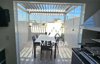 Cobertura com 2 dormitórios à venda, 110 m² por r$ 531.000,00 - vila metalúrgica - santo andré/sp