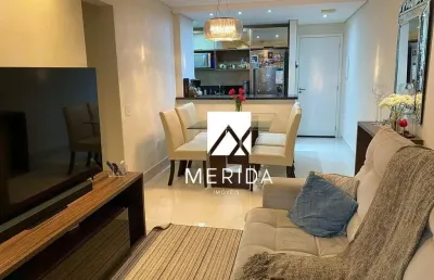 Apartamento com 3 dormitórios à venda, 74 m² por r$ 790.000,00 - campestre - santo andré/sp