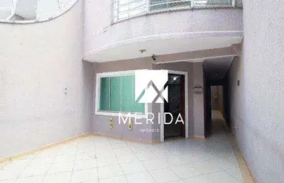 Sobrado com 3 dormitórios para alugar, 135 m² por r$ 5.588,00/mês - jardim - santo andré/sp
