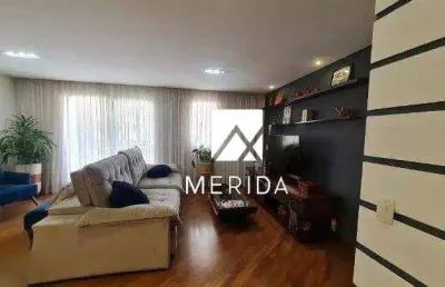 Apartamento com 3 dormitórios para alugar, 118 m² por r$ 7.140,00/mês - jardim bela vista - santo andré/sp
