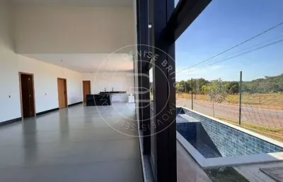 Jardins porto - casa térrea esplêndida com 3 suítes no jardins porto em senador canedo